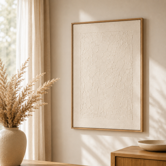Optidwell™ Minimalist Textured Abstract Wall Art for Modern Home Decor